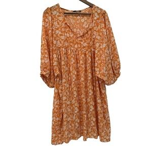 chinese dress ladies Dokotoo Womens Dresses 2025 Early Fall Fashion Vintage Boho Floral 3/4 Sleeve  Square Neck Smocked A-Line Flowy Swing Babydoll Mini Sun Cute Dress Western  Outfit Sundress Beach Vacation Beige Small at Amazon